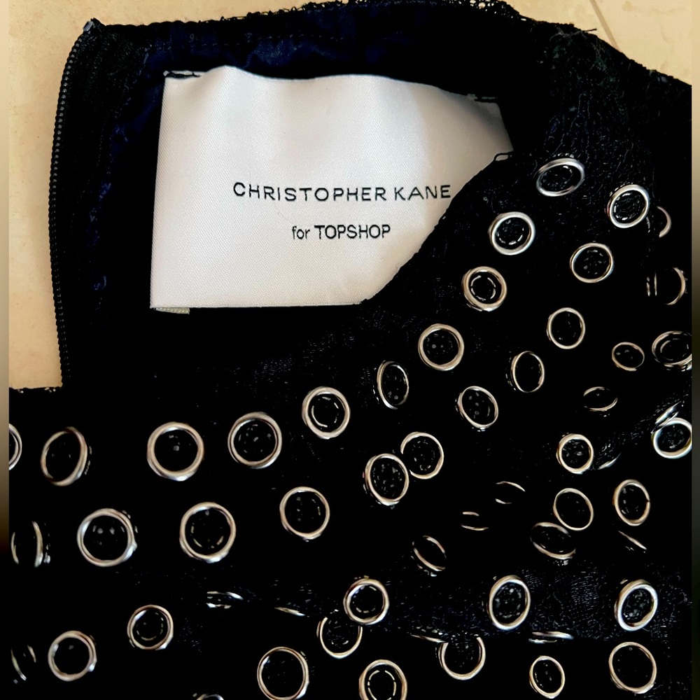 FREE SHIPPING Christopher Kane design for TOP SHOP Stunning cap sleeve LBD *New*